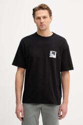 BOSS Orange pamut póló - fekete XL - answear - 34 990 Ft