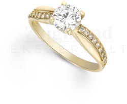  14 karátos arany eljegyzési gyűrű - PP05s (AU14256) AU14256