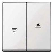 Schneider Electric MERTEN Dupla billentyű, redőnyvezérléshez, System-M, mattfehér - MTN435519 (MTN435519)