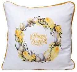Lenjerii Deosebite Față pernă decorativă Paste 45x45cm, Coronita F34 Fata de masa