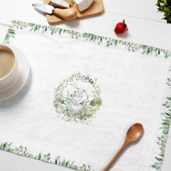 Cotton Club® Suport farfurie Paste 35x45cm, set 4 bucati din bumbac, Club Cotton, Gizmo cu iepurasi Fata de masa