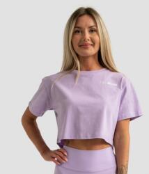 GymBeam Tricou pentru femei Cropped Limitless Lavender XS
