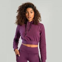GymBeam STRIX Hanorac pentru femei Essential Cropped Hoodie Plum S