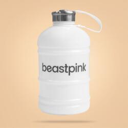 GymBeam BeastPink Sticlă sport Hydrator 1, 89 l White