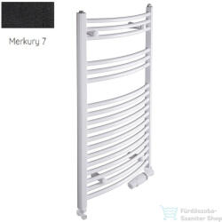 Radeco ADAMO AD1-600/L 490x650 törölközőszárítós radiátor, MERKURY 7 (matt fekete) színben (Radeco_ADAMO_AD1_600_L_MERKURY7)