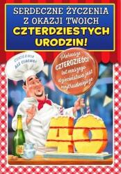 Trend Születésnapi Üdvözlőlap 40. MF18