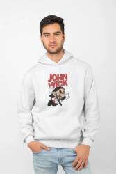  D&b Unisex Hoodie MO00027 John Wick Fehér-Méret 2XL