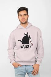  D&b Unisex Hoodie EB00014 What Halványrózsaszín-Méret M