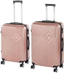 Leziter TraveLux Pro XI gurulós bőrönd szett rosegold (LTRPBS-XI-RG) - leziter