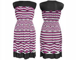  Ruha Hosszú Fűzős Nyári Ruha Csíkos M (2294)