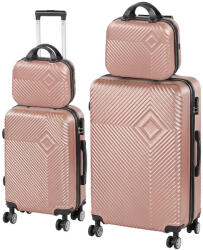 Leziter TraveLux Pro XXIII gurulós bőrönd szett rosegold (LTRPBS-XXIII-RG) - leziter