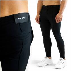  Férfi nadrág Elegáns Anyag Elasztikus Karisto Fekete 36-os (KARISTO-ODZ-004-36)