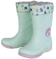 Lupilu Gumicsizmák Téli bélelt LED-es világító csizma Lupilu Zöld 24 25