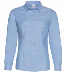  Női Hosszú Ujjú Ing Profi Pincérnő Munkaruha Kék 36