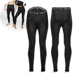 4FIZJO Pantaloni termici unisex - negru, mărimea L