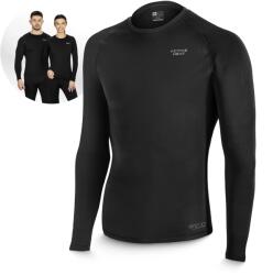 4FIZJO Tricou termic unisex cu mâneci lungi - negru, mărime M