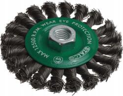 STALCO 100 mm-es forgó tárcsakefe; M14-es menet (S-34840)