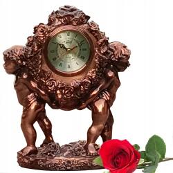  Kandalló Óra 30x24CM Díszítő Angyalok Stílusos Nehéz Antik Stílus (152-213)