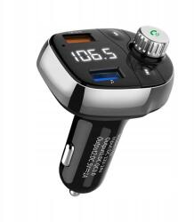  Bluetooth Fm adó autóba T62 adó, MP3, QC3.0 Usb Tf, kihangosító (T62 QC3.0)