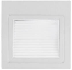 OPTONICA LED lépcsőlámpa fehér négyzet alakú, 3W, 4200K, természetes fehér, 195 lm, Optonica, 7521 (7521)