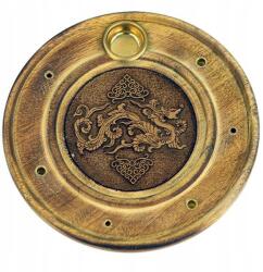 Yogi & Yogini Kúpos és pálcikás füstölőtartó Sárkány 10cm (57)