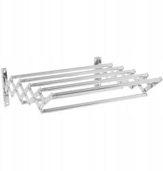 Homcom 42-80 cm-es, visszahúzható, falra szerelhető ruhaszárító állvány, ruhaakasztó állvány (HG-ZTYJ-6572) Ruhaszárító