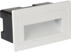 OPTONICA LED lépcsőlámpa négyzet alakú fehér 3w IP65, 3000K, meleg fehér, 180 lm, Optonica, 7549 (7549)