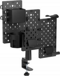  Asztali perforált tábla Akcesoria játékosoknak 360°-ban elforgatható Fekete (B0D4XHJ967)