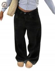 Shein Fekete Női Farmer Džeki Hosszú Casual XL 1DJ