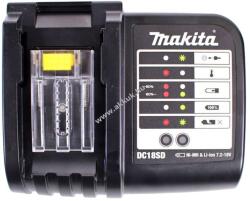 Makita eredeti töltő DC18 SD 7, 2V-18V NiMH és Li-ion akkuhoz