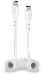 SBS - USB-C / USB-C Cablu (1m), primăvară, alb
