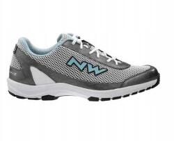 Northwave Street Shoes Mtb túra kerékpáros cipő méret 46 White light blue (80114001 59)