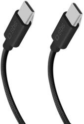 SBS - Cablu împletit USB-C/USB-C, PD, 100W, 1.5m, negru