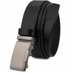 Beltimore Öv férfi bőr nadrág automata elegáns prémium bőr Beltimore (A18black_85)