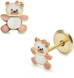 Lisa kislány mackó gyerek fülbevaló - JTAG-0315 (JTAG-0315)