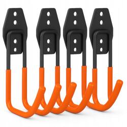 Bestselection Fogantyúk Szerszámtartó Fali Horog Hajlított Kerek Kert Szett x4 (Haki Garażowe Na Szczotki Łopaty Wędki Hak)