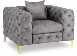  SORRENTO 1S fotel, szürke bársony (ME-ME-SORRENTO1S-P-V-FW)