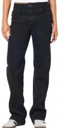 Noisy May Fekete Farmernadrág Kopásokkal Közepes Derékmagasság 26/32 Xqf