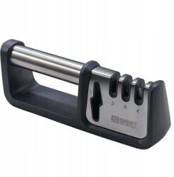 Bestselection 4 az 1-ben Késélező, Rozsdamentes Acél, Csúszásmentes, Professzionális, Háromfázisú (BSW-02, Ostrzałka do noży diamentowa trójfazo)