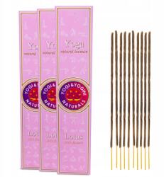 Yogi & Yogini Illatosító pálcikák Yoga Lotus füstölő 100% természetes alapanyagok Vanília (8032749)