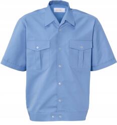  Férfi Rövid Ujjú Vendéglátóipari Pincér Ing Kék 37 38 (151112NP7)