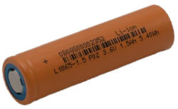 Lithplus 18650 L1865-1.5 Li-ion ipari akku 3, 6V 1500mAh 30A (Lithplus-L1865-15)