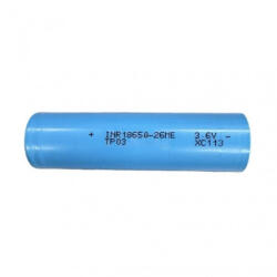 Tenpower INR18650-26ME Li-ion ipari akku 2600mAh 15A (Tenpower-INR18650-26ME)