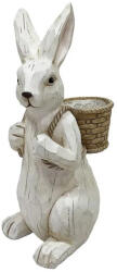  Nyúl kosárral álló 22, 5x18x42 cm