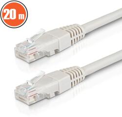 MNC Cablu internet UTP RJ45 CAT6 CCA 20m gri M'N'C 20348 (20348) - pretexpert