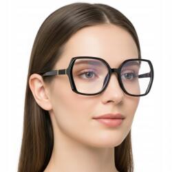 PolarZONE Női fekete szemüveg Számítógéphez Blue Light Keret Polarzone (POL-BLF-972KA Zerówki do KOMPUTERA Damskie)