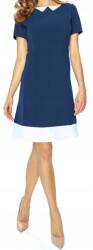 Bergamo Ruha Rövid Térdig Érő Tunika Rövid Ujjú Kék Xs 34 MODELL: 617
