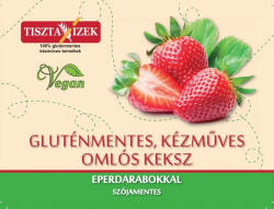 Tiszta Ízek Epres omlós keksz 180g Tiszta Ízek gluténmentes, kézműves