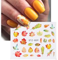  Körömmatrica - STZ-859 ősz falevél