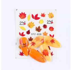  Körömmatrica - STZ-858 ősz falevél